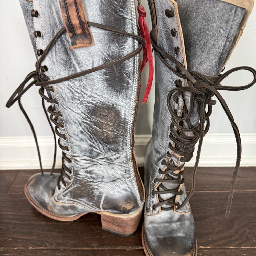 Freebird Lace-Up Grany “ICE” Knee-High Women's Boots